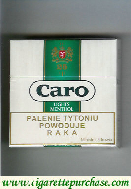 Caro Lights Menthol cigarettes